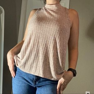 Soft Blush Sleeveless Tunic